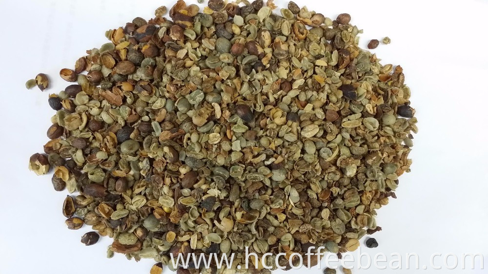 Chinese yunnan green coffee beans,mix grade,arabica type